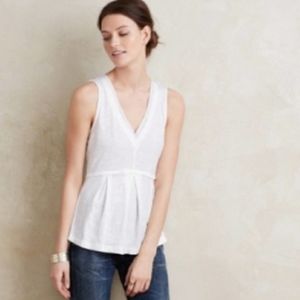 Deletta anthropologie amalia peplum top